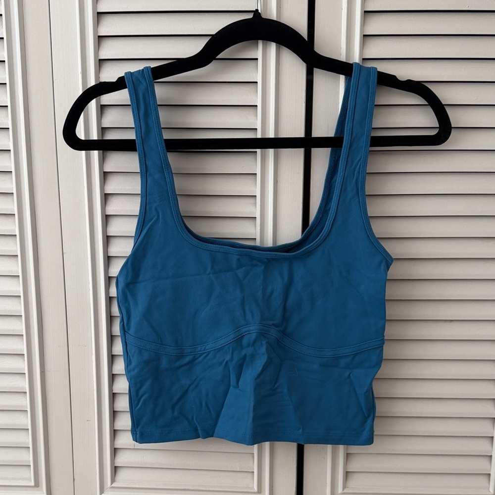 Abercrombie & Fitch Women's Blue Tank Top
